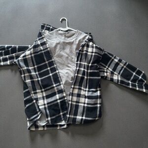 2 in 1 ( EMPYER Brand and LOGG H&M Flannel)